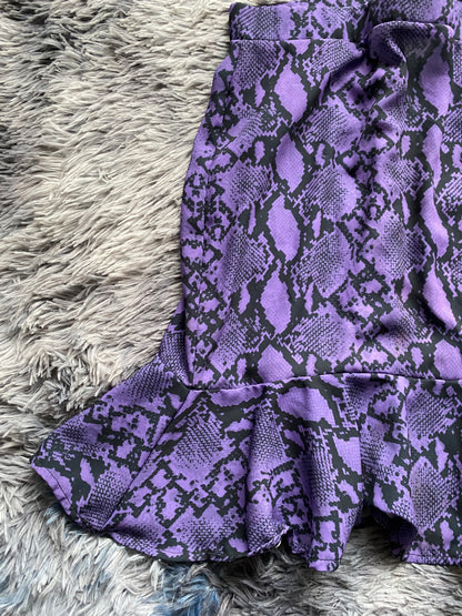 Animal print skirt~size M