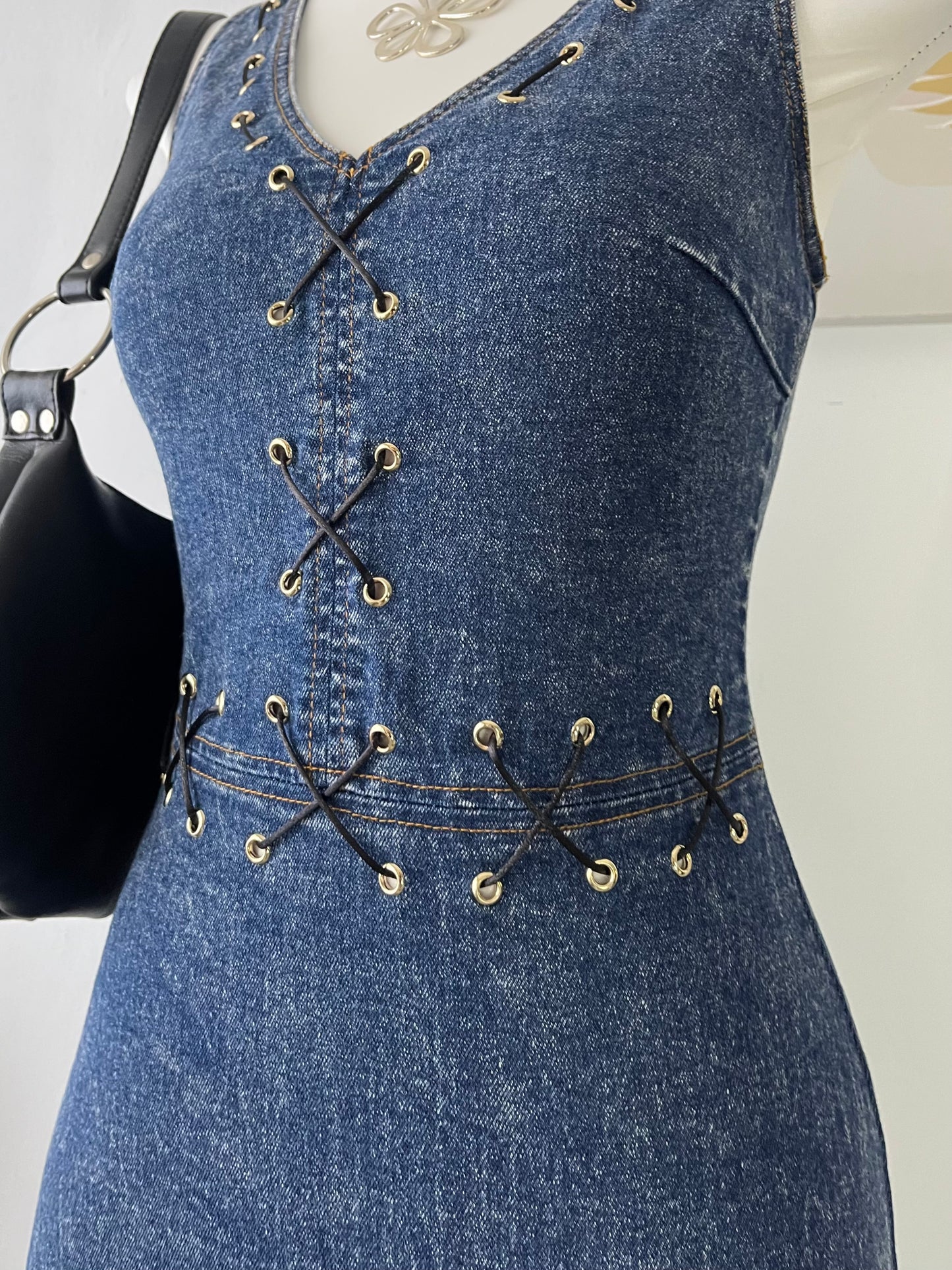 Grunge denim dress