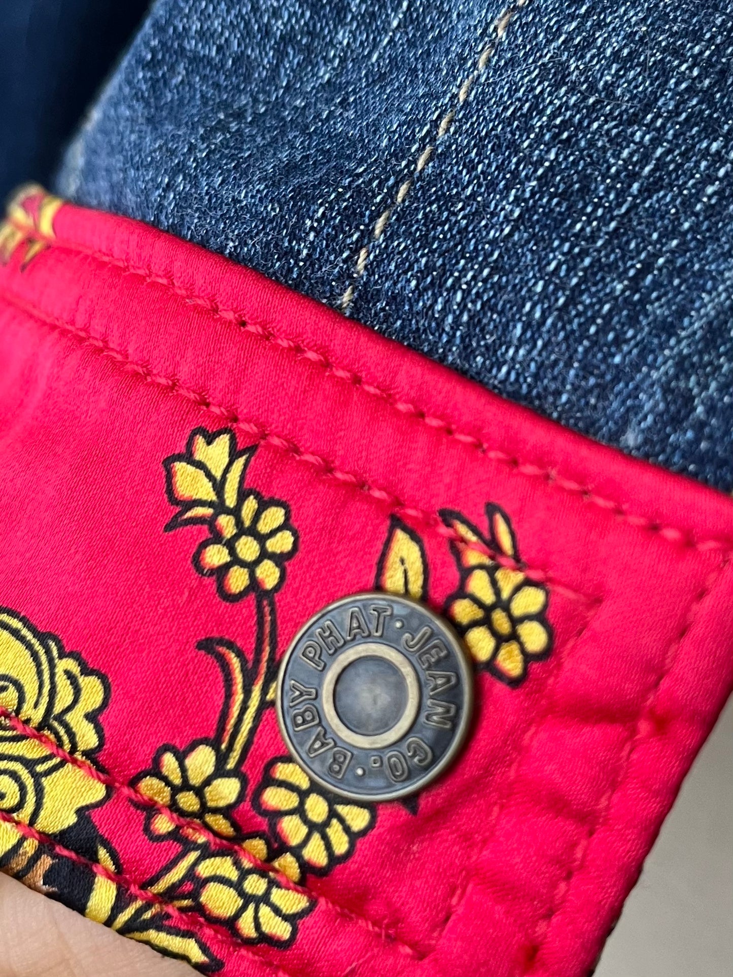 Baby Phat high-waisted jean jacket