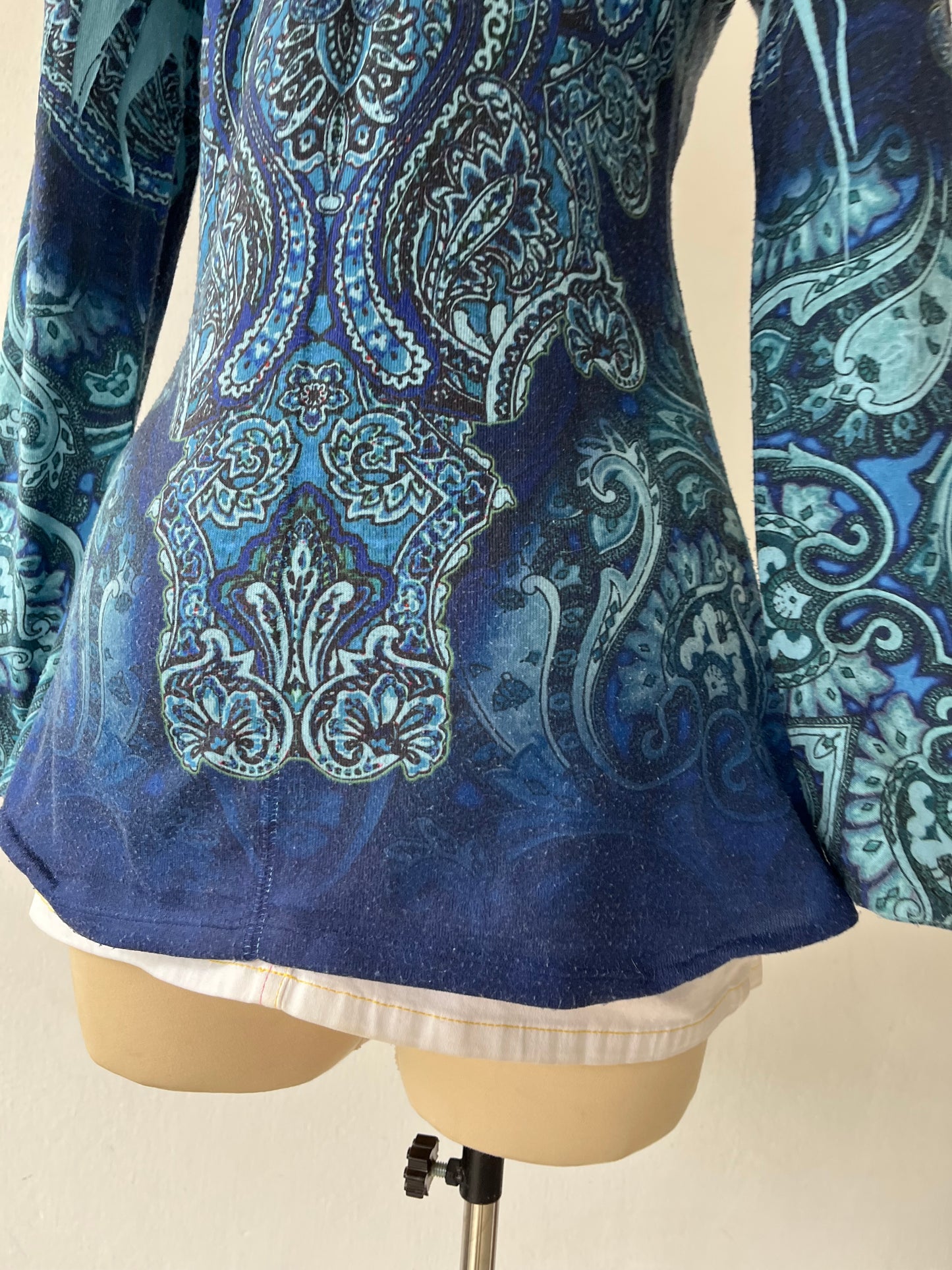 Boho chic long blouse