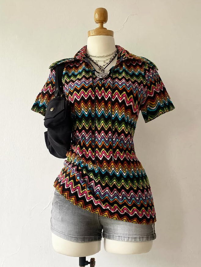 Woven thread shirt
