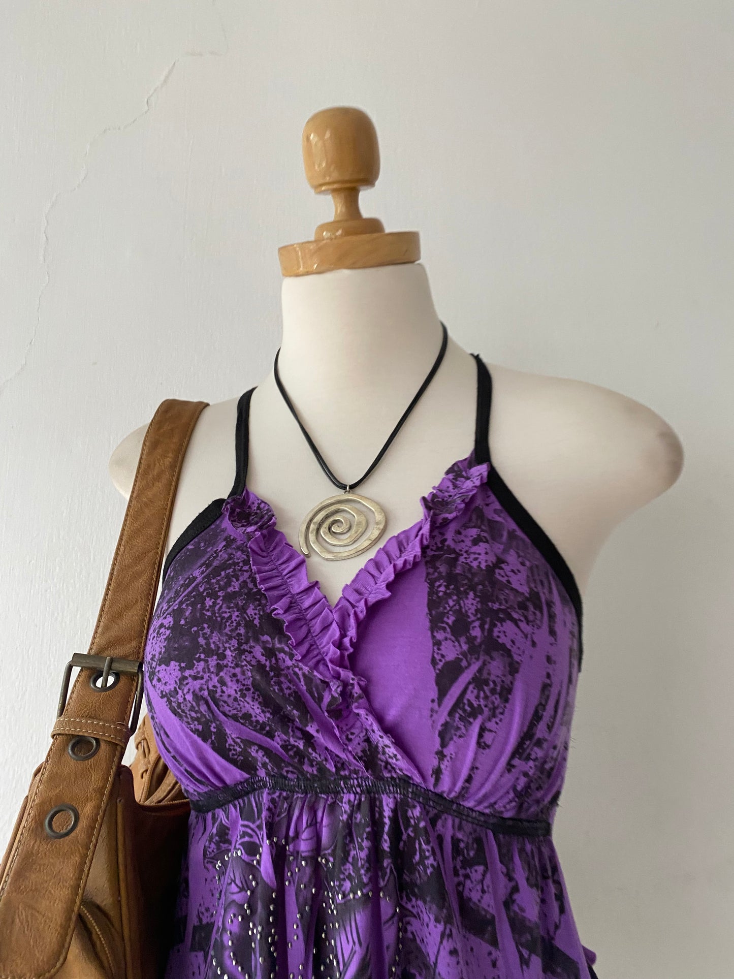 Grunge top with back tie