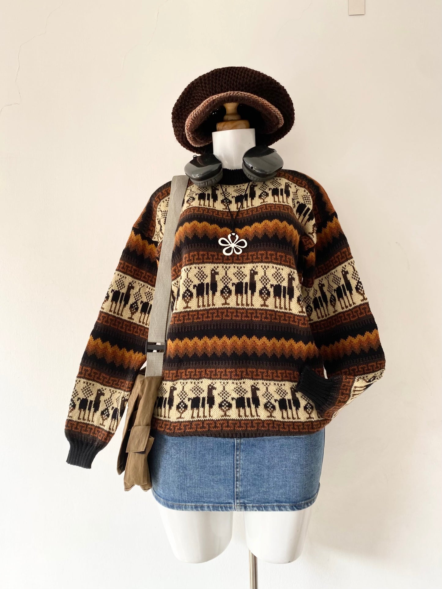 Oversized wool sweater