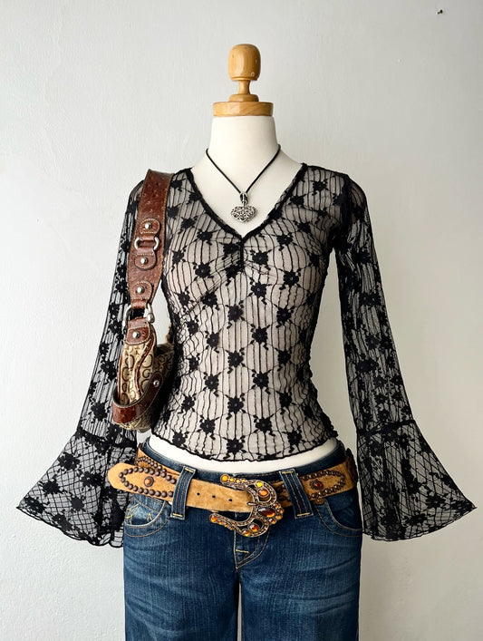Lace gothic top