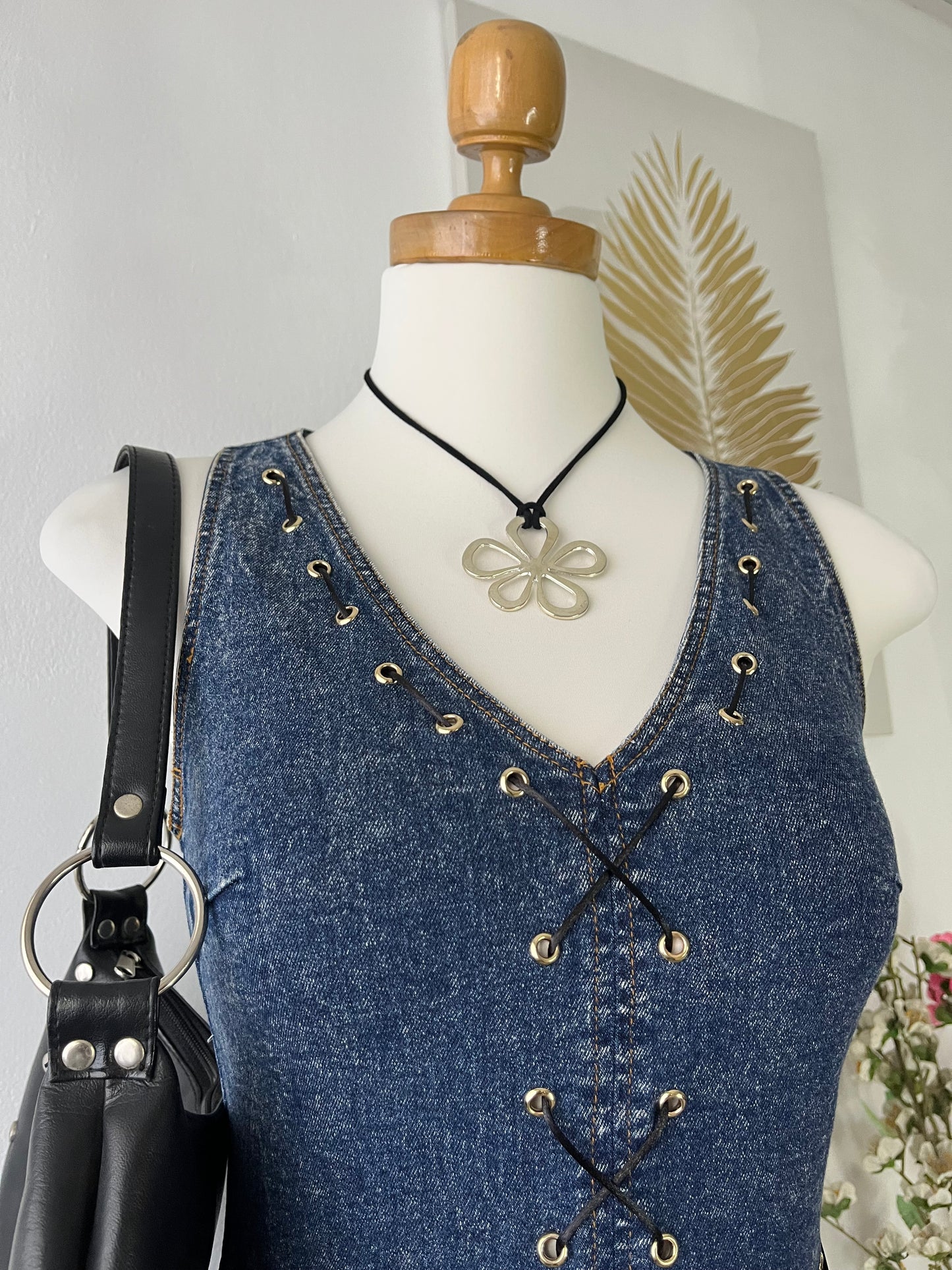Grunge denim dress