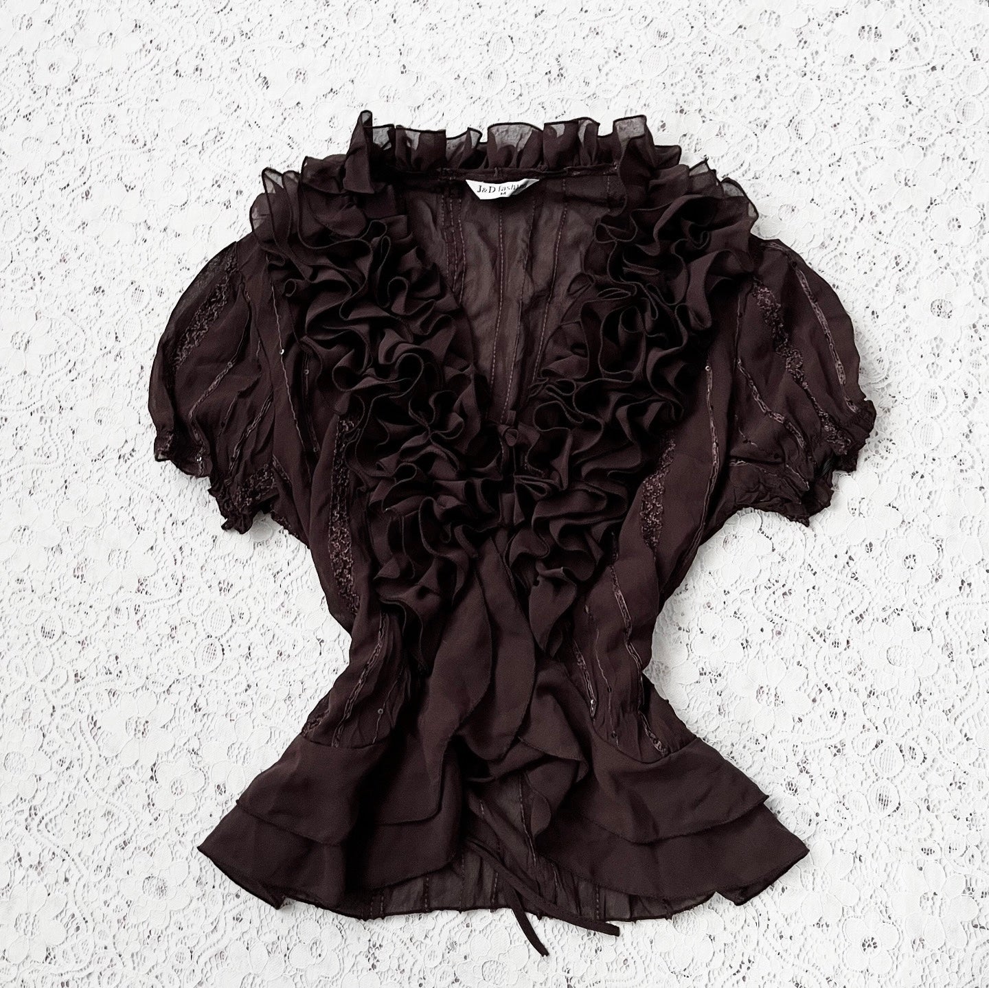 Adorable brown blouse