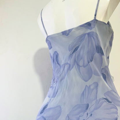 Light blue floral dress