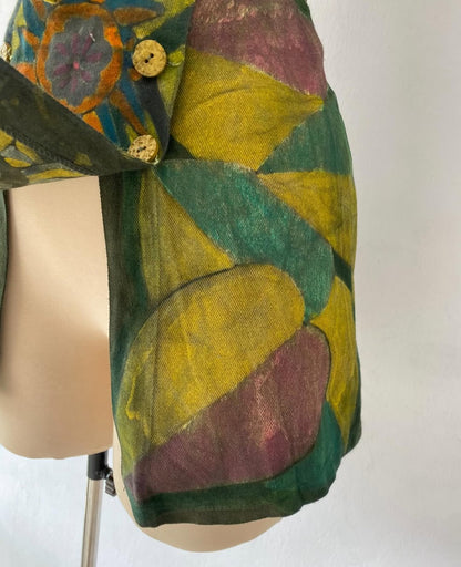 Hand-painted jean set-size M