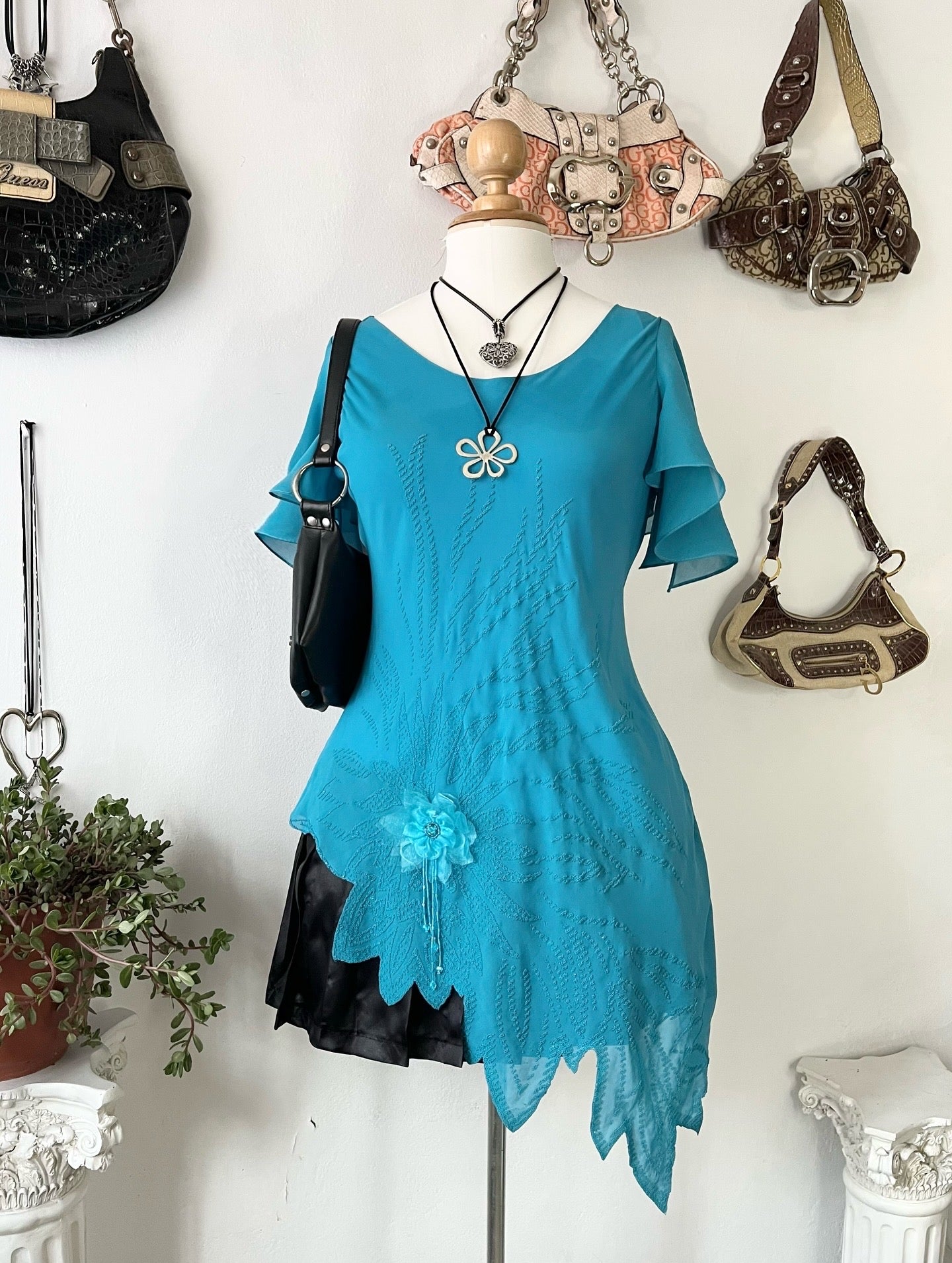 Light Blue Fairy Asymmetric Top