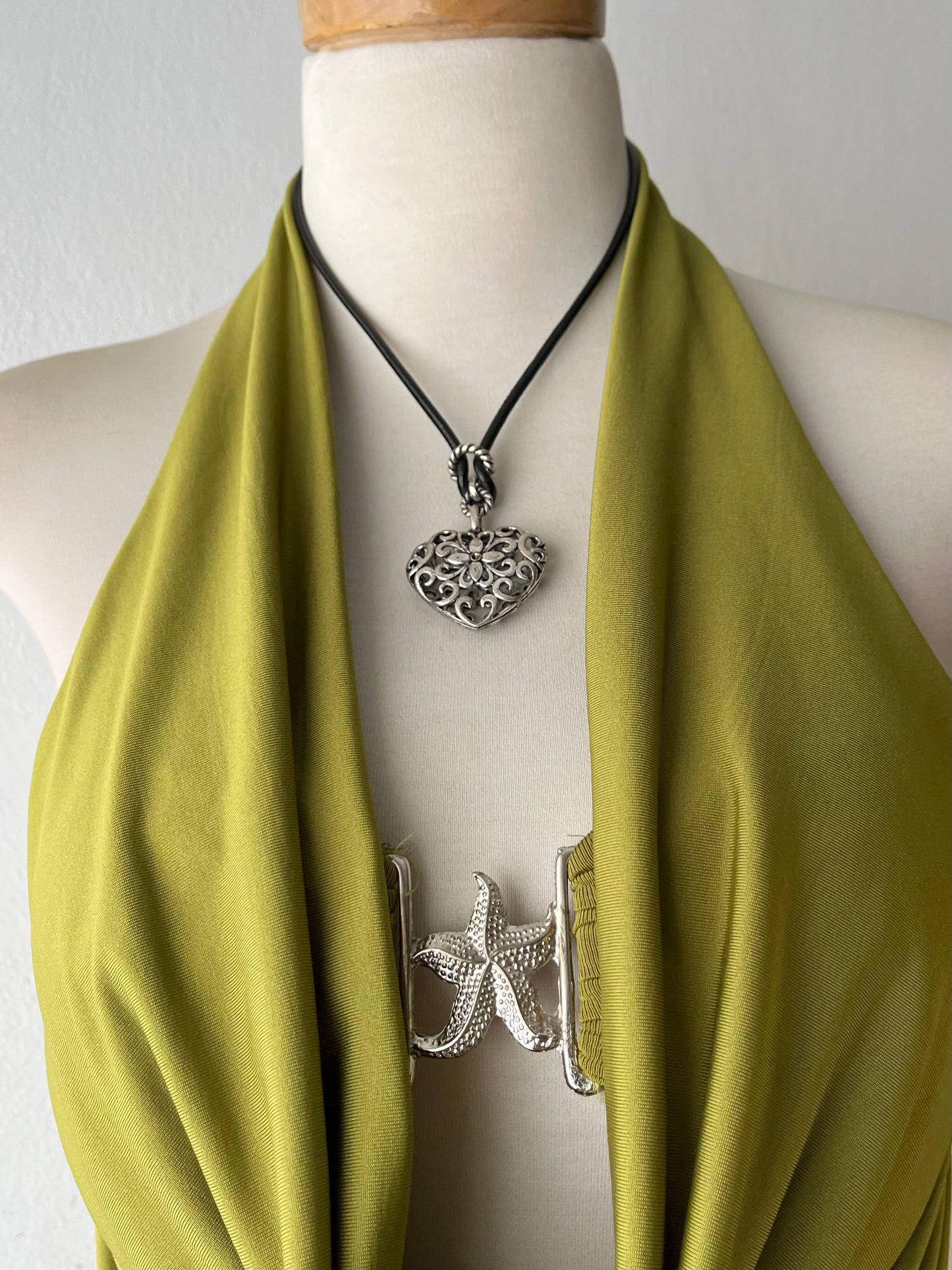 Olive green halter top