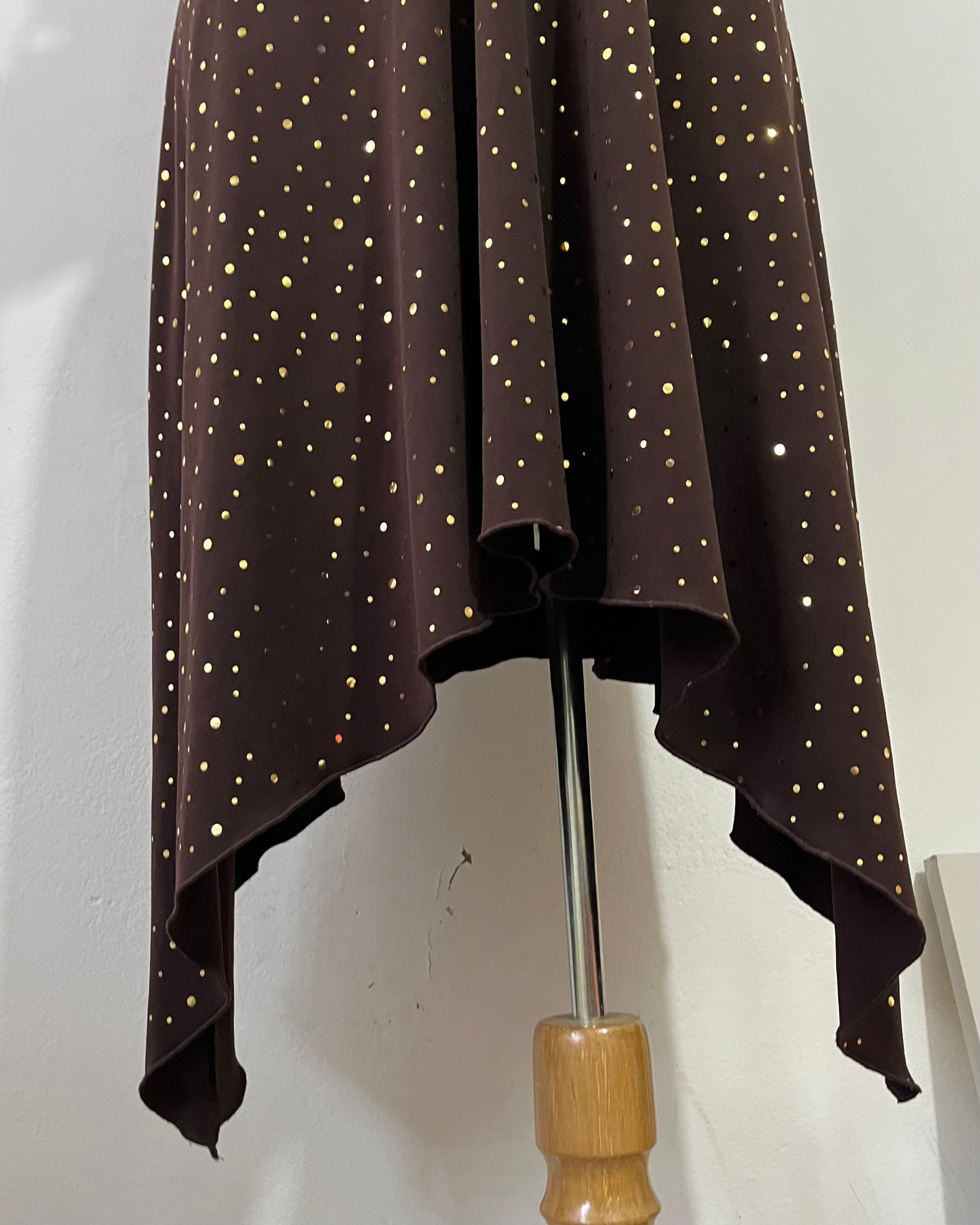 Halter polka dots dress