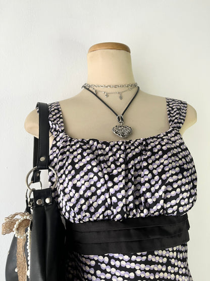 Coquette dark academy top