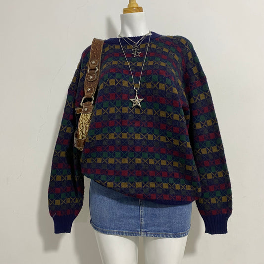 Oversized wool sweater