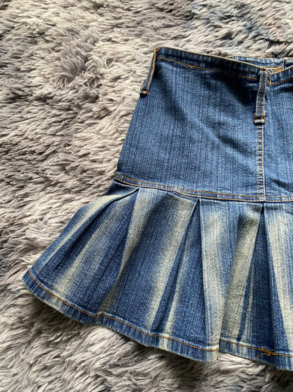 Mini skirt jean~ size S