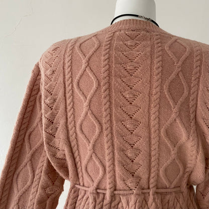 Rosewood sweater with bow
