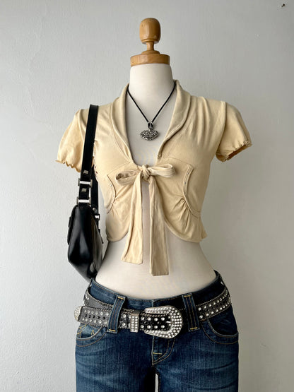 Adorable cardigan with bow