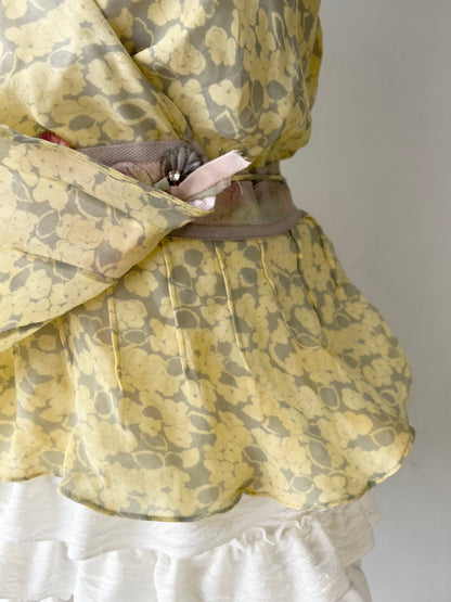 Coquette crossover top