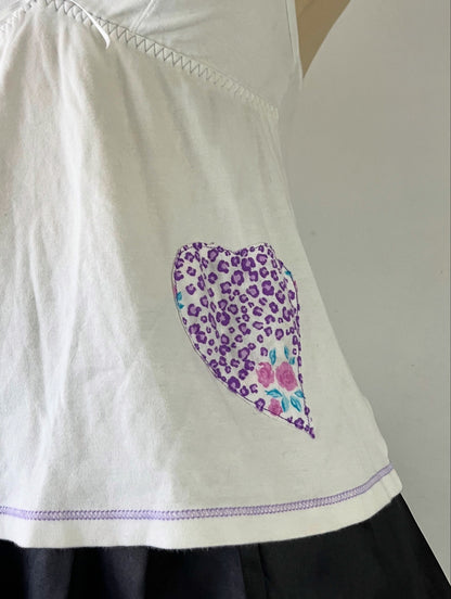 Coquette top with bow