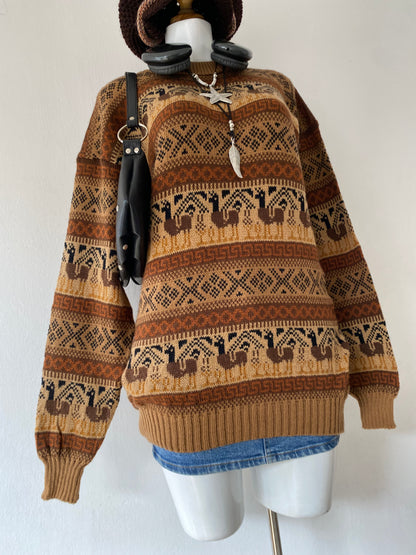 Oversized wool sweater