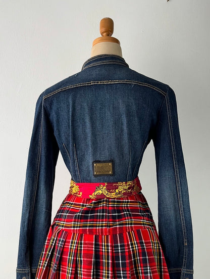 Baby Phat high-waisted jean jacket