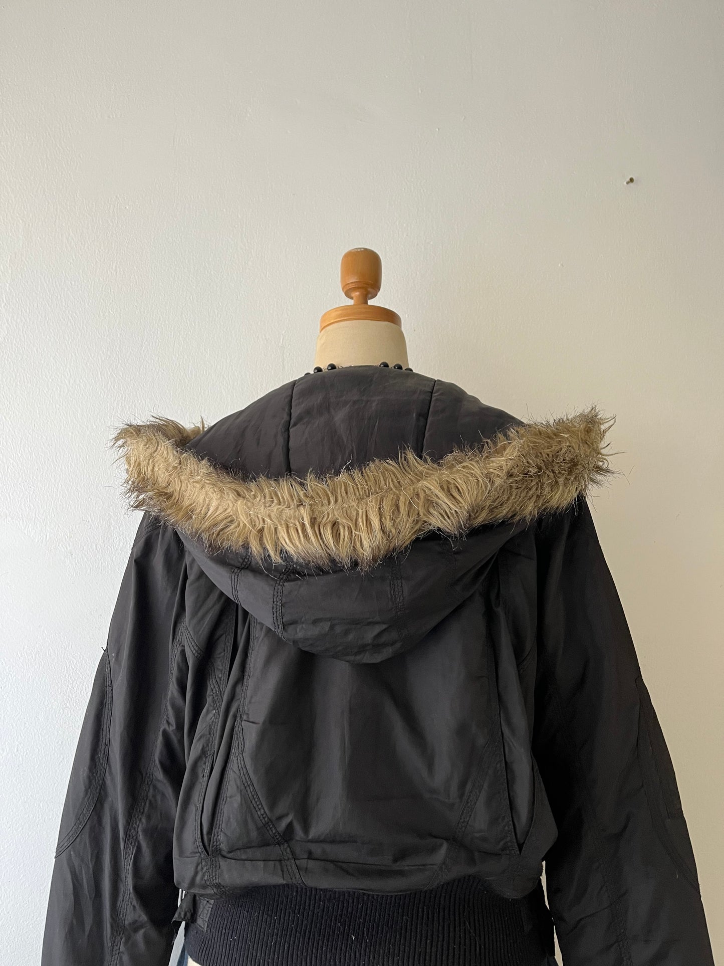 Padded jacket with hood
