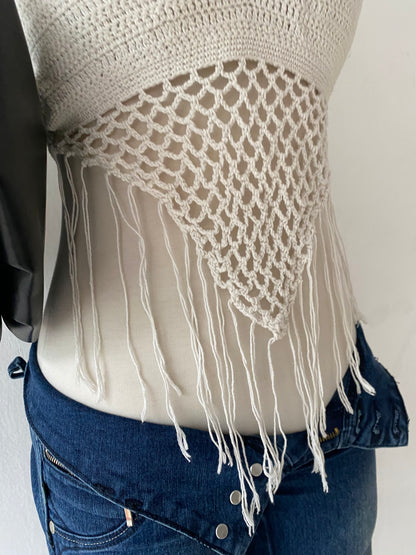 Boho knitted top