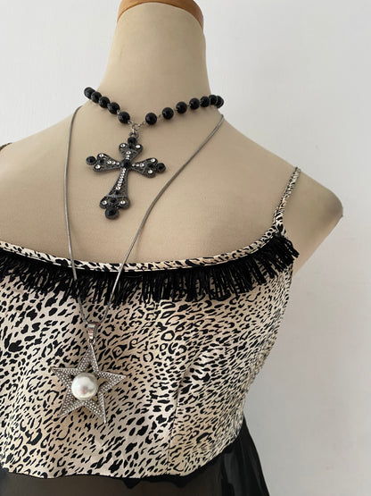Cheetah print top