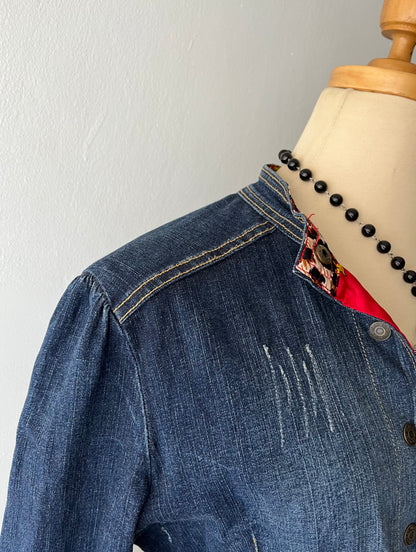 Baby Phat high-waisted jean jacket