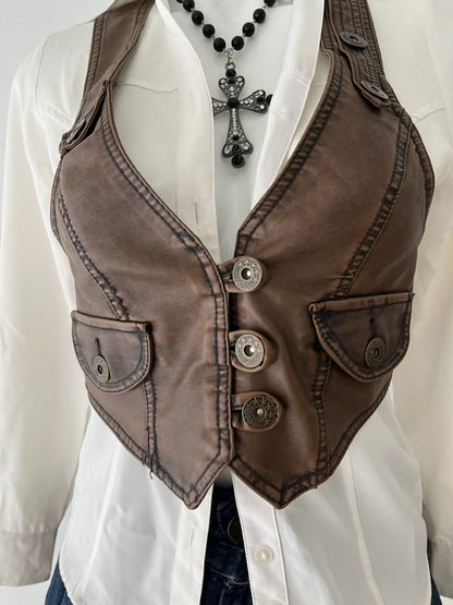 Brown vest
