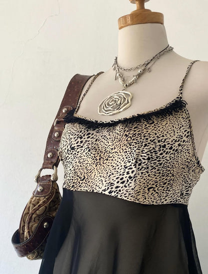 Cheetah print top