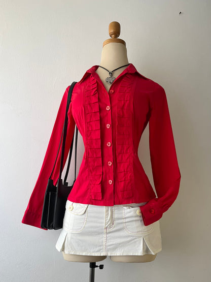 Adorable red blouse
