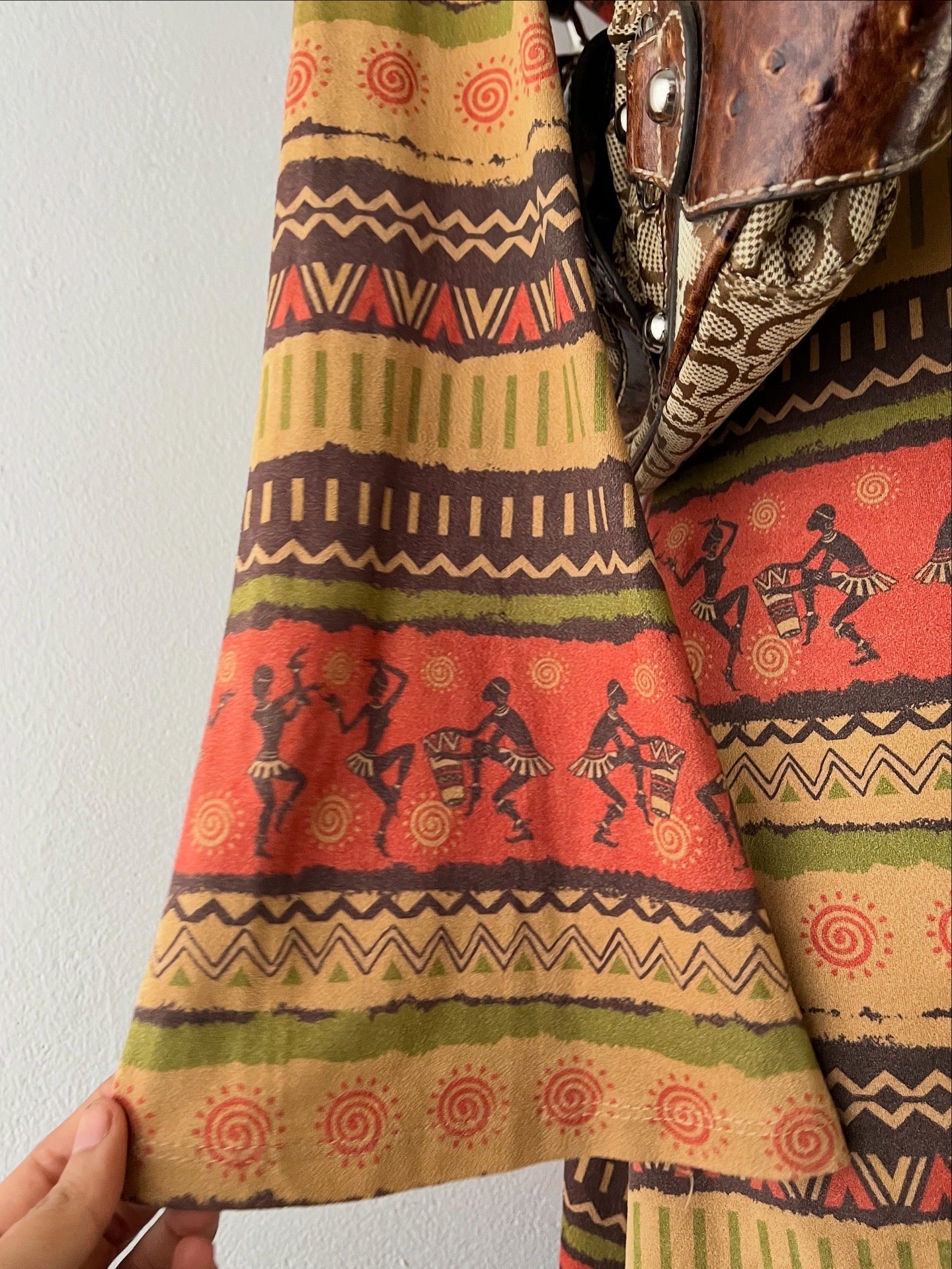 Bell-sleeved boho top