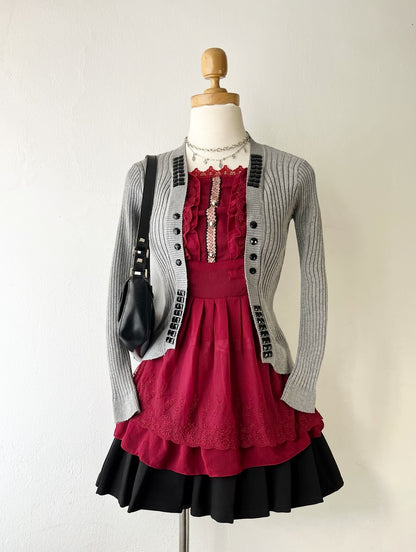 Adorable coquette cardigan top