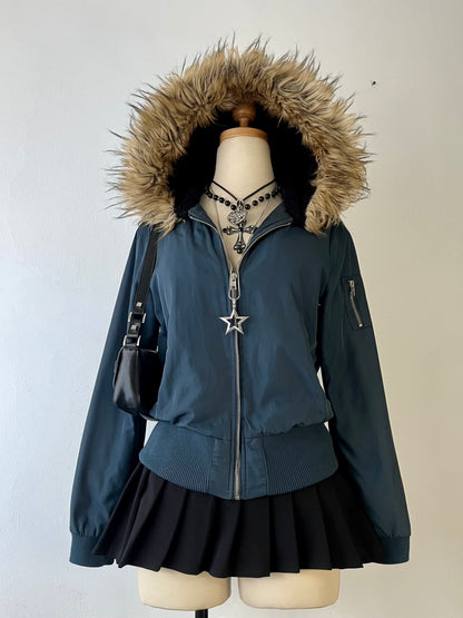 Padded jacket with hood