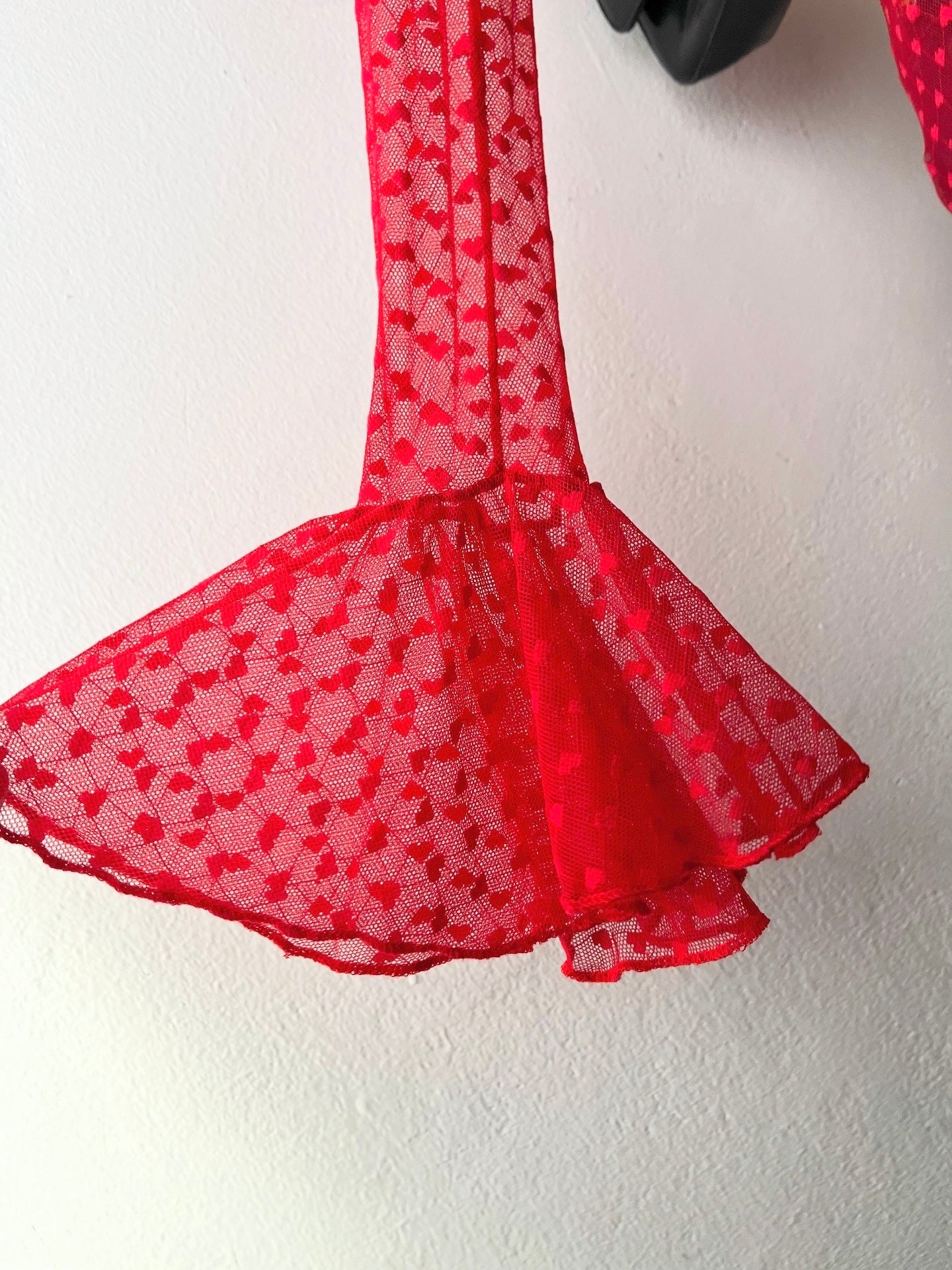 Set (mesh long blouse + top)