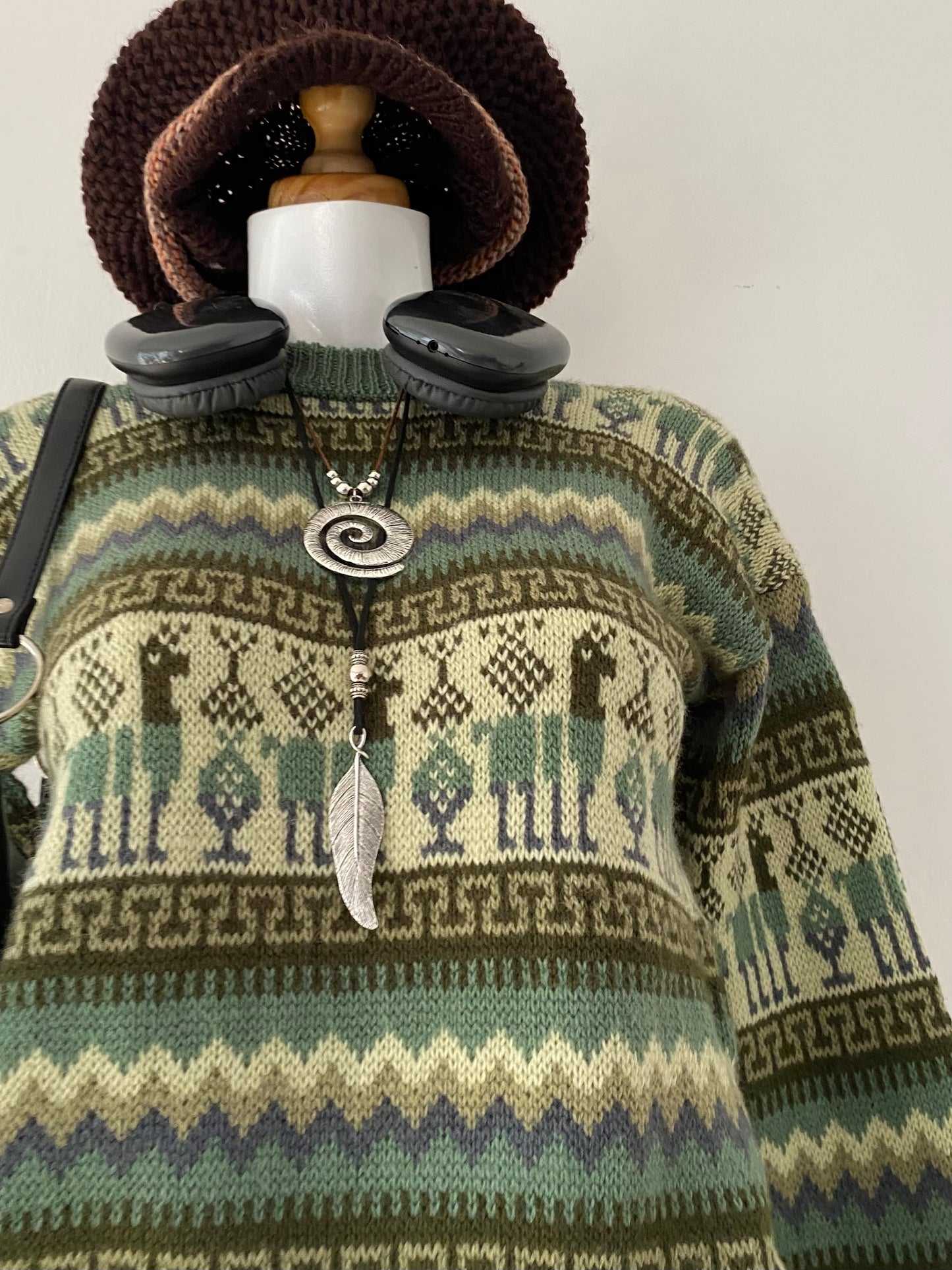 Oversized wool sweater