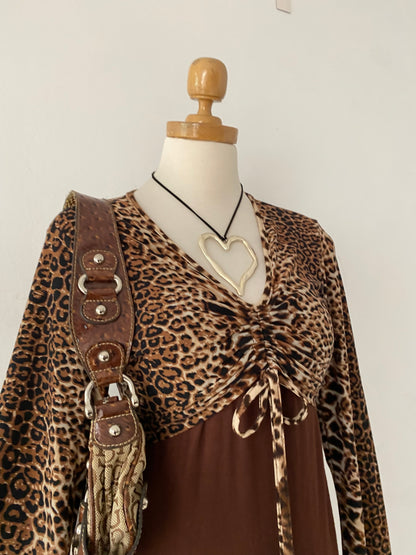 Cheetah print top