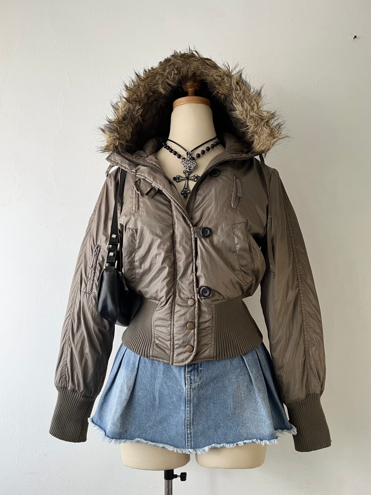 Padded jacket with hood