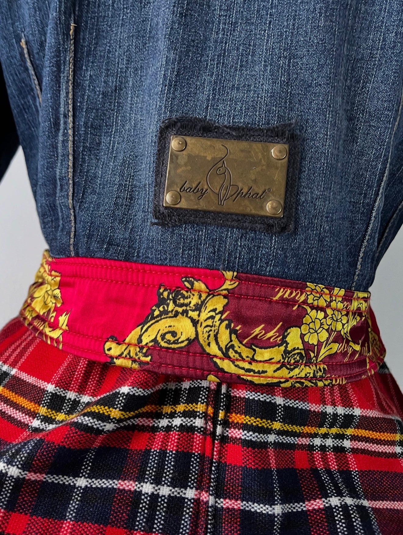 Baby Phat high-waisted jean jacket