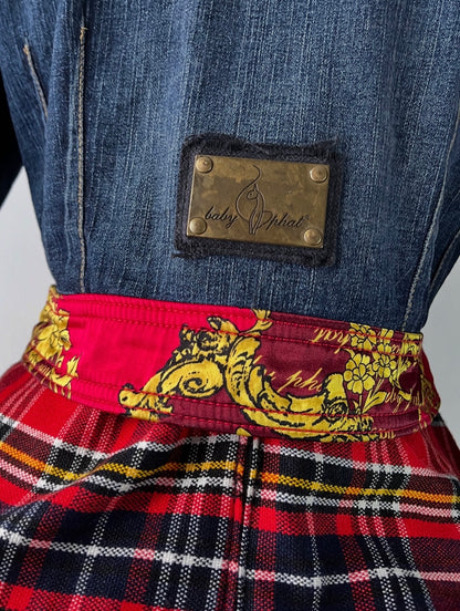 Baby Phat high-waisted jean jacket