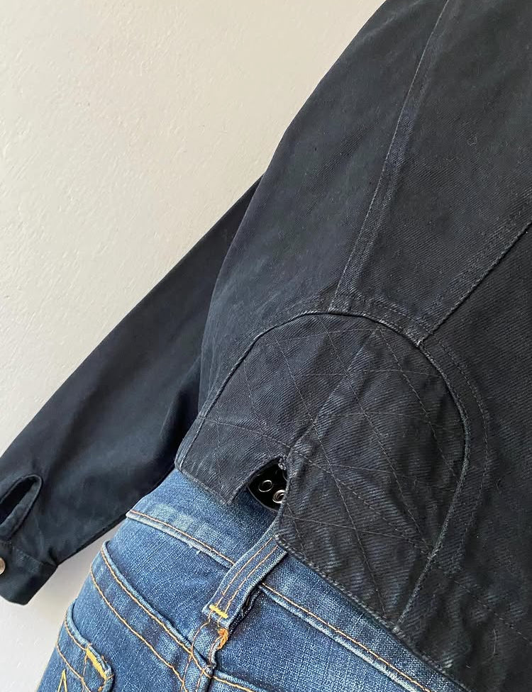 Biker jean jacket