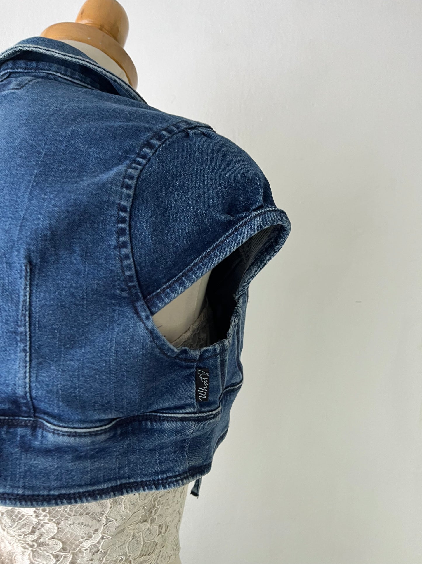 Mini vest jean