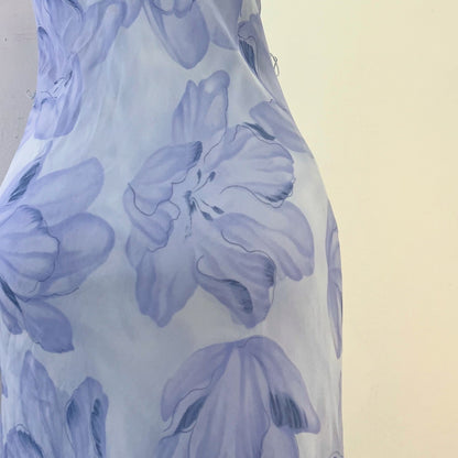 Light blue floral dress