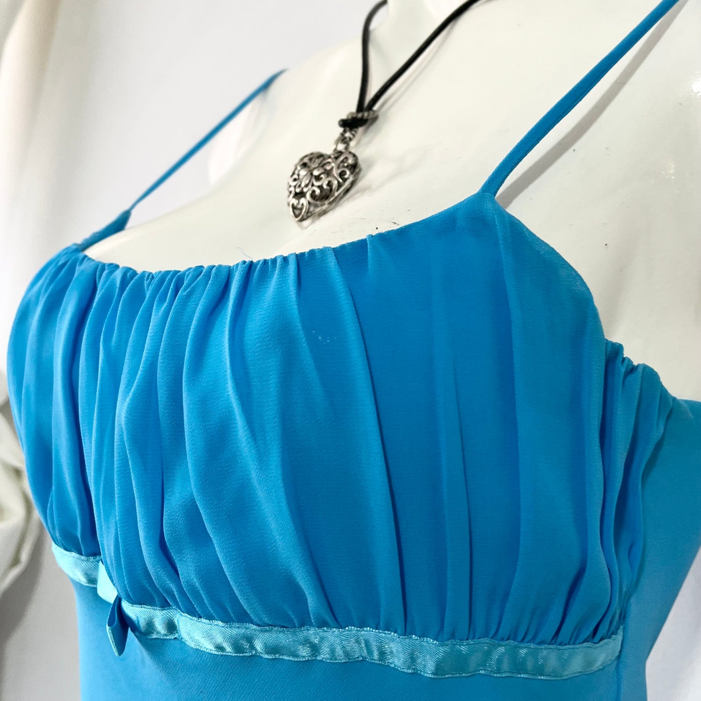 Light blue dress with bow