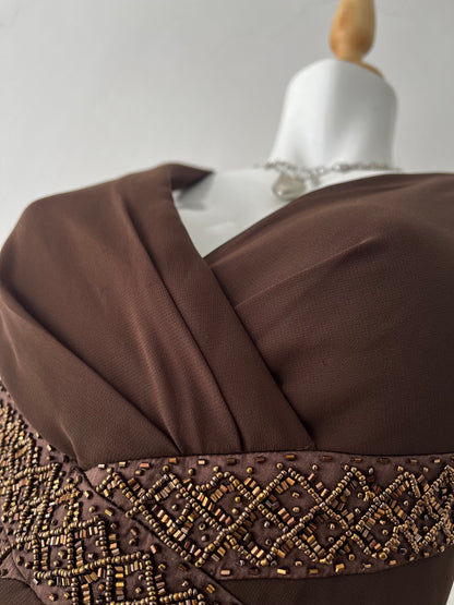 Adorable brown dress