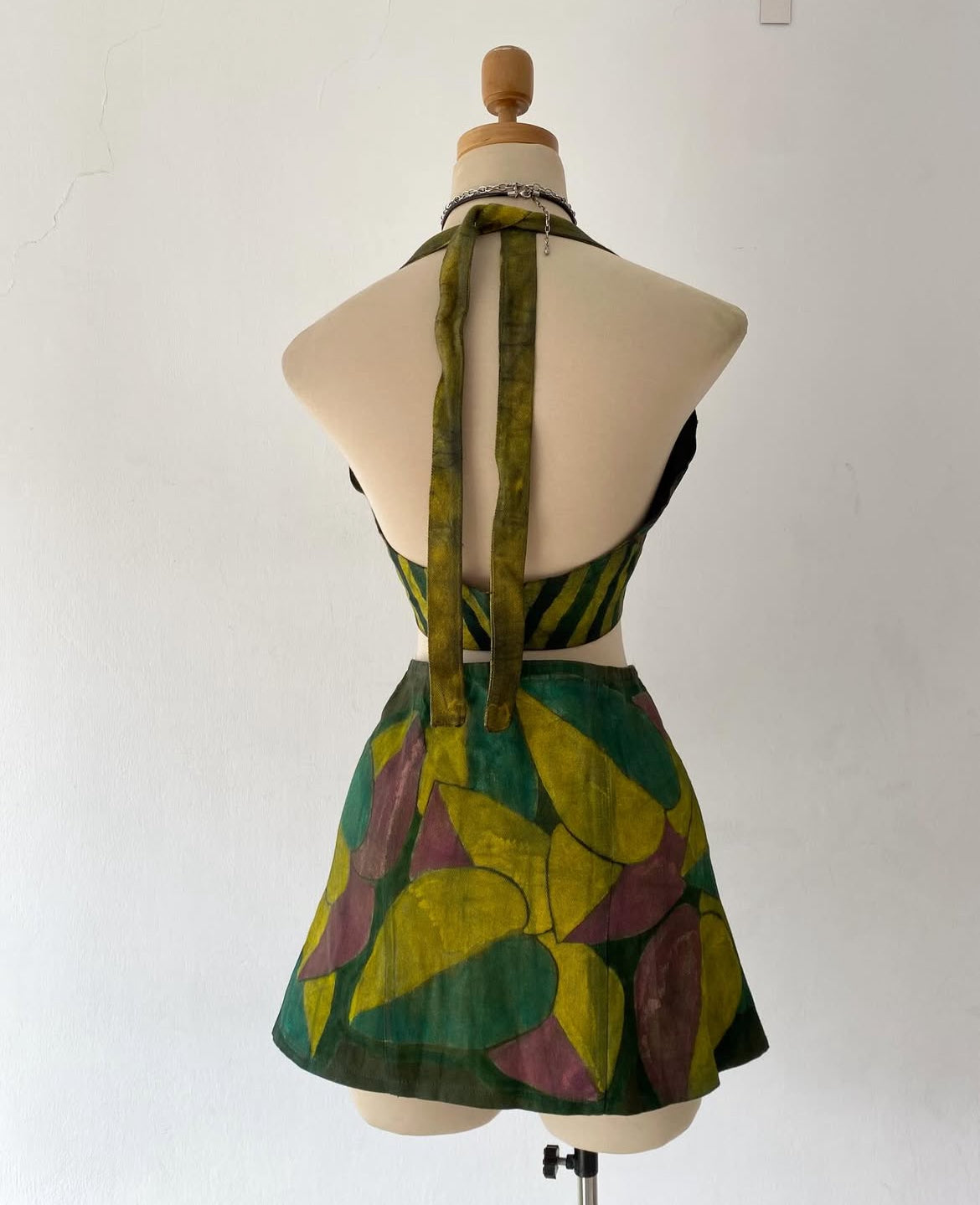 Hand-painted jean set-size M