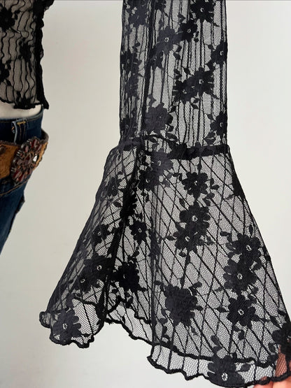 Lace gothic top