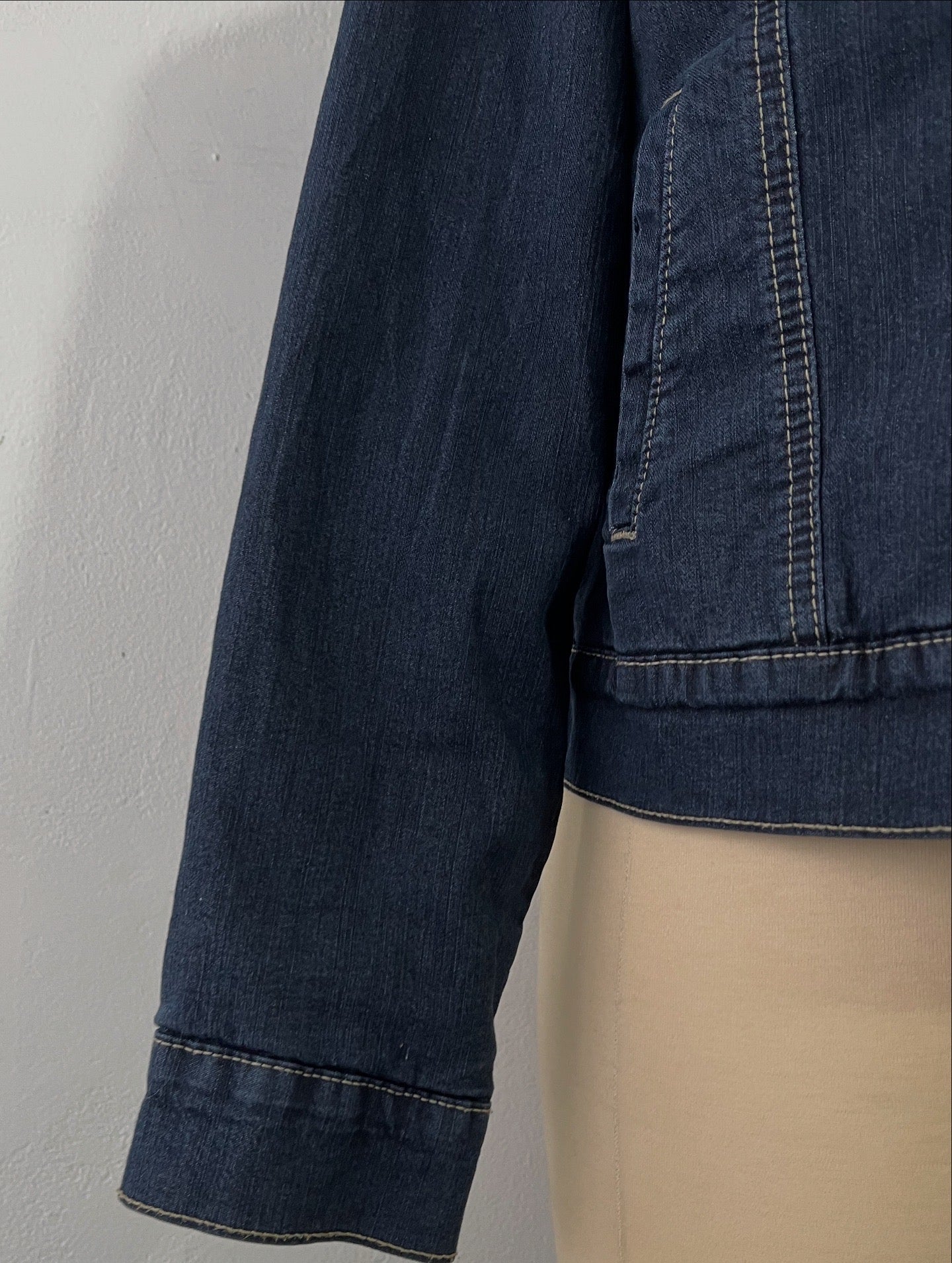 Jean jacket with warm lining