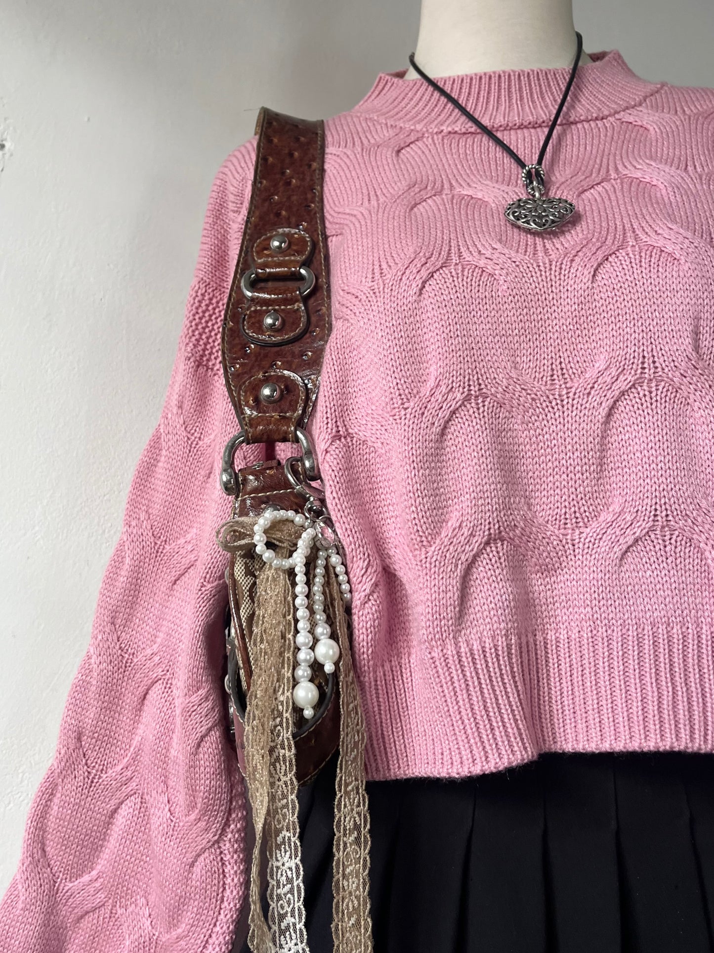 Sweater oversize a la cintura de mangas anchas