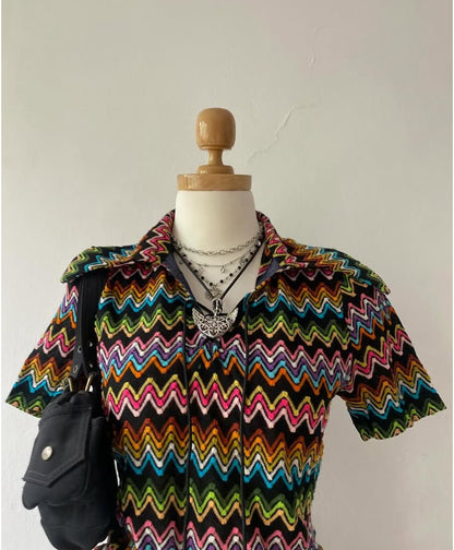 Woven thread shirt
